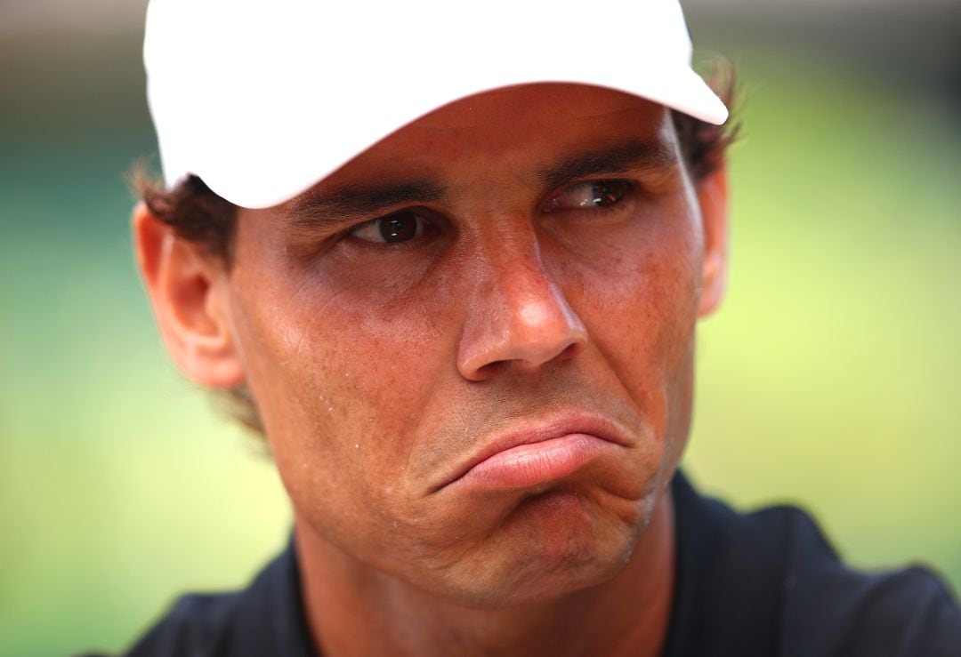 Rafael Nadal en Wimbledon.