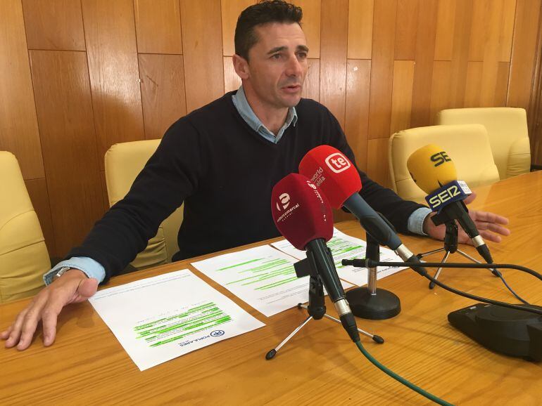 García en rueda de prensa