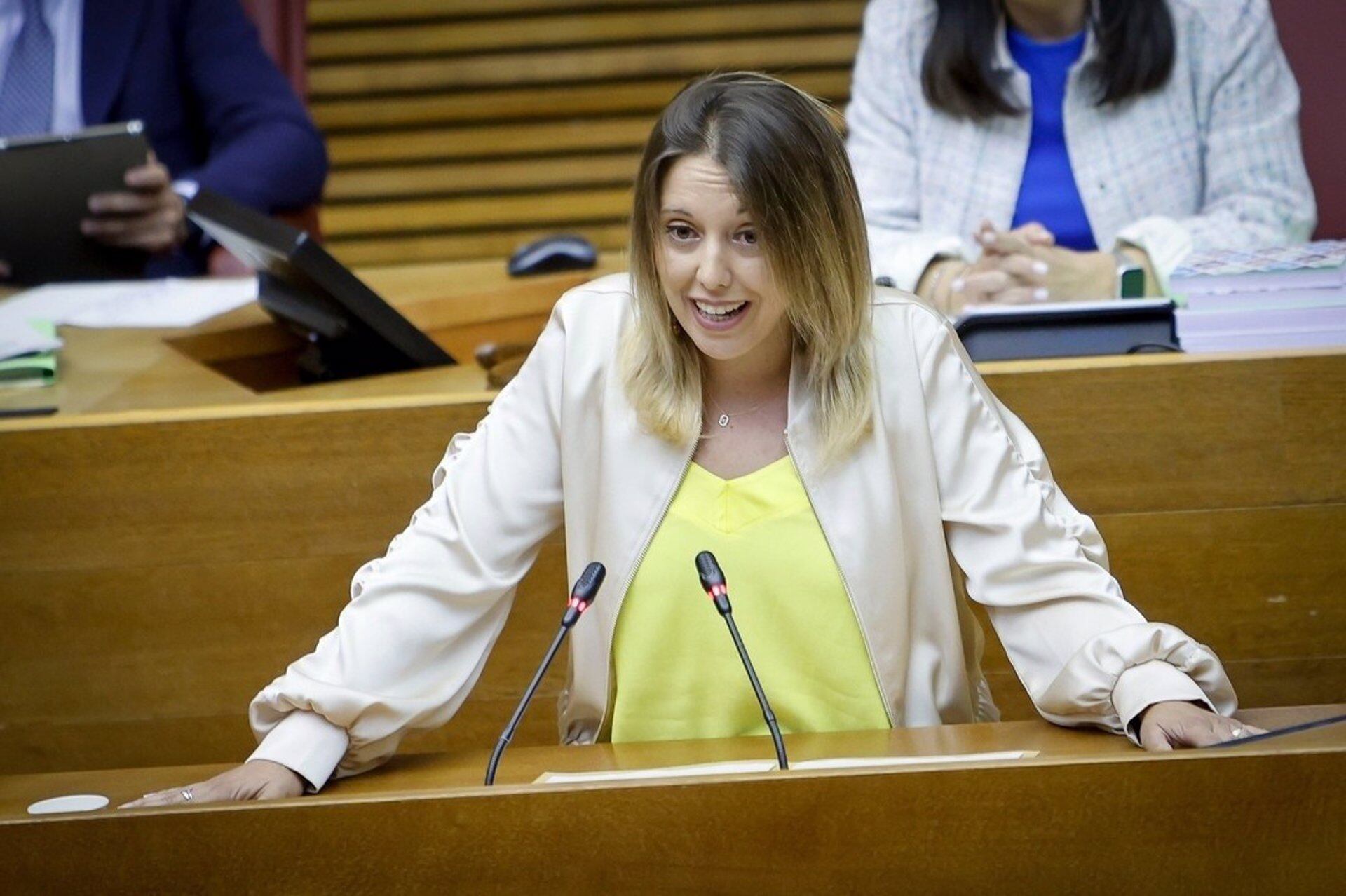 La diputada del Grupo Parlamentario Popular en Les Corts Noelia Ciscar - PPCV