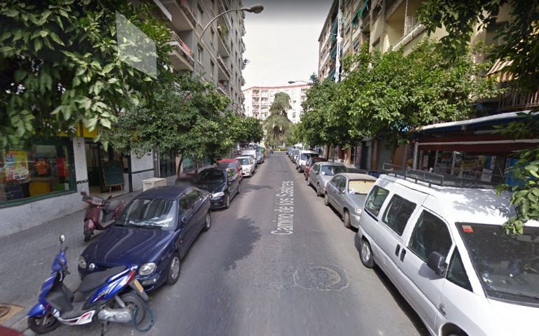 Calle Camino de los Sastres, en Ciudad Jardín