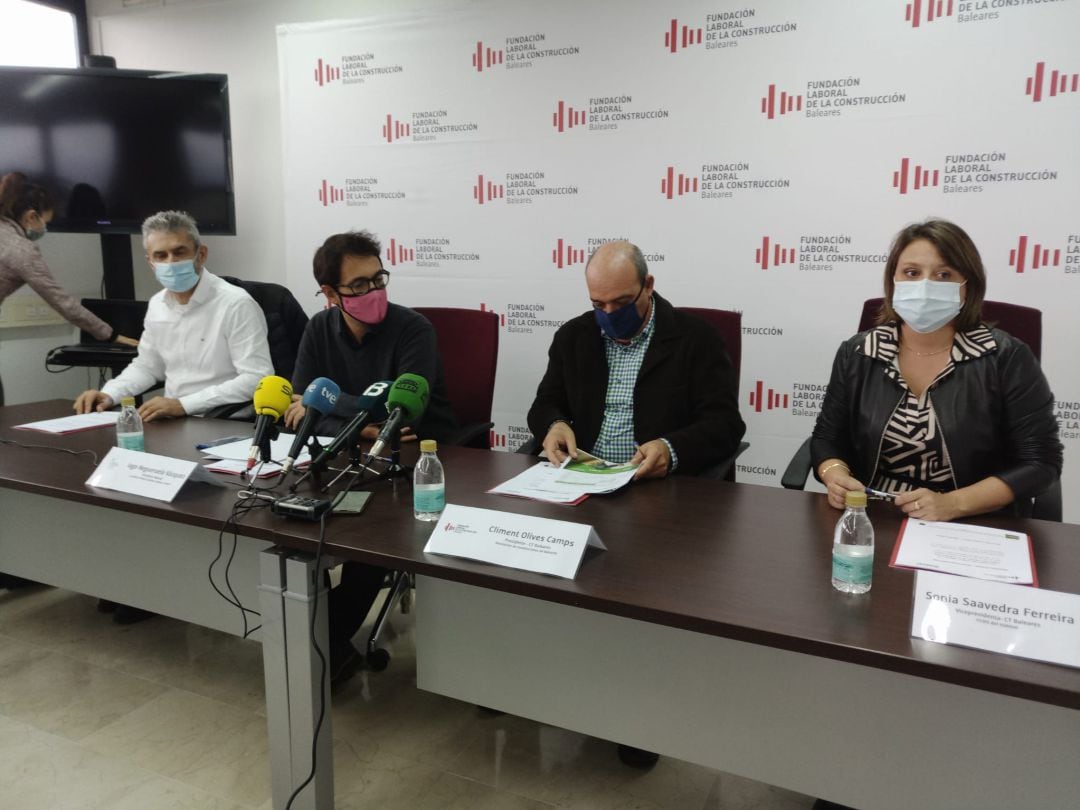Rueda de prensa de la Fundación Laboral de la Construcción.