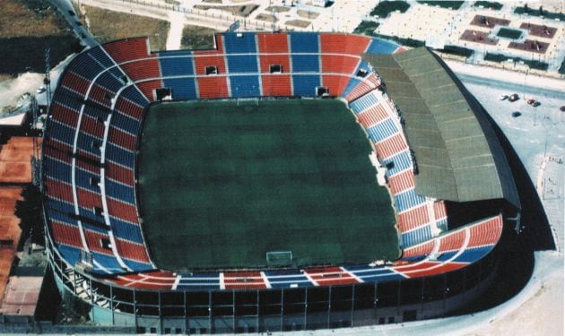 Estadio del Levante en los años 90