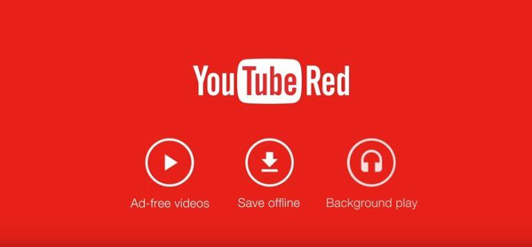 Imagen de YouTube Red.