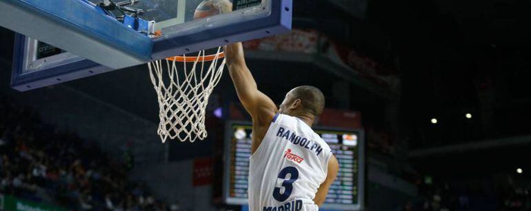 Anthony Randolph, durante el encuentro ante Unics Kazan