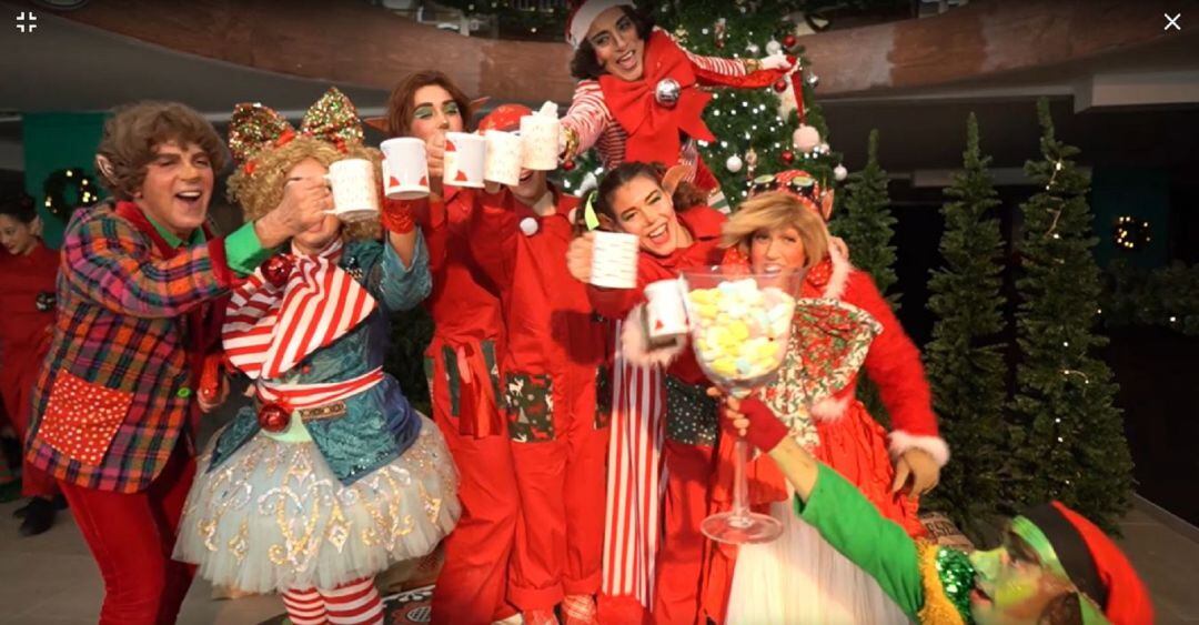 Algunos de los personajes protagonistas de las actividades navideñas