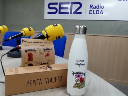 Botella termica de la marca Pepita Viajera