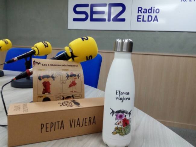 Botella termica de la marca Pepita Viajera