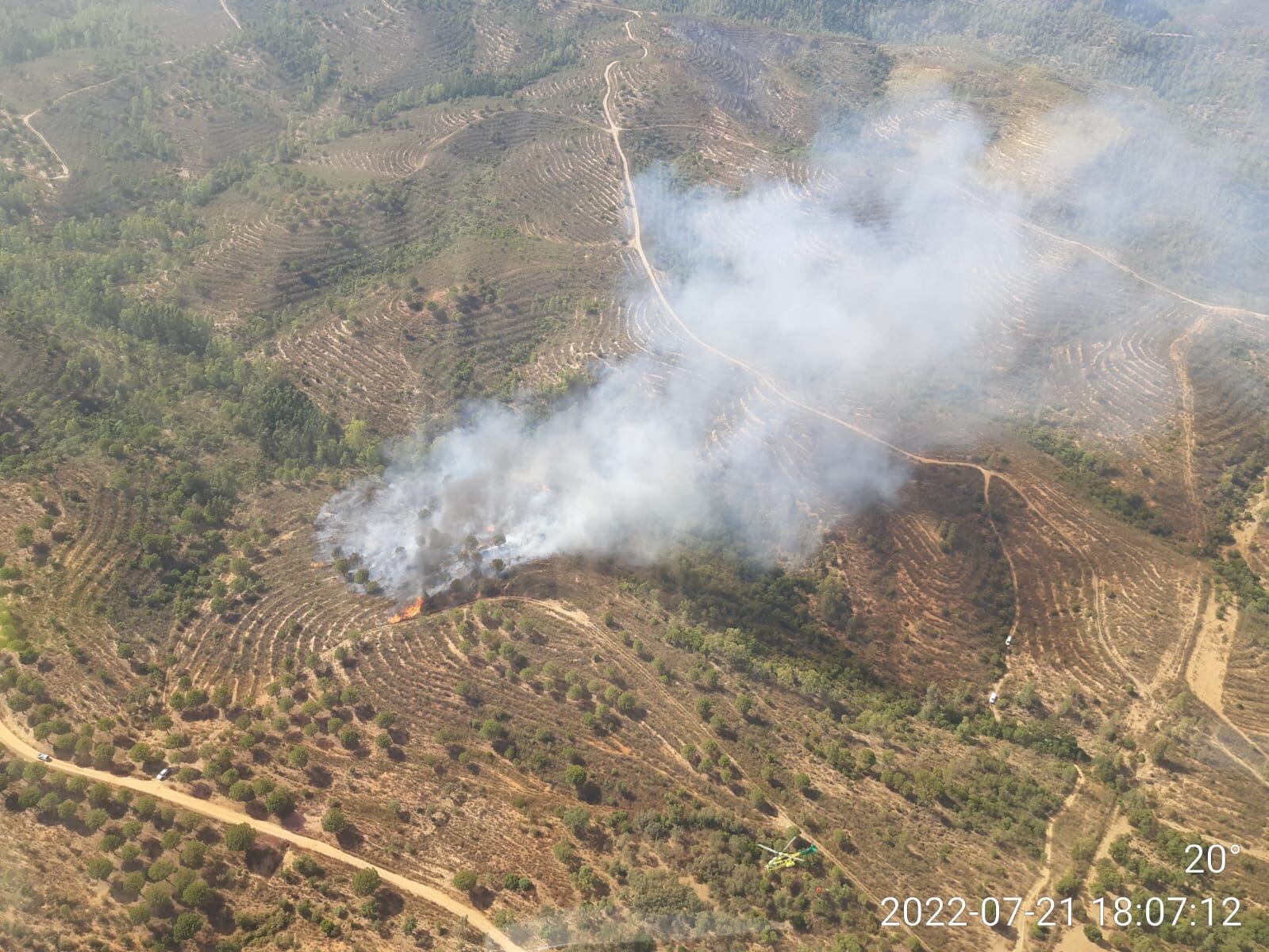 Incendio en Aznalcóllar/ INFOCA