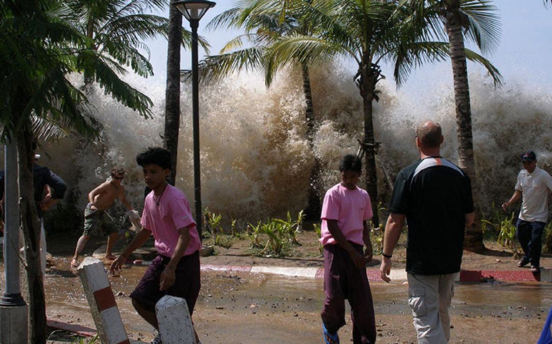 Tsunami en Asia.