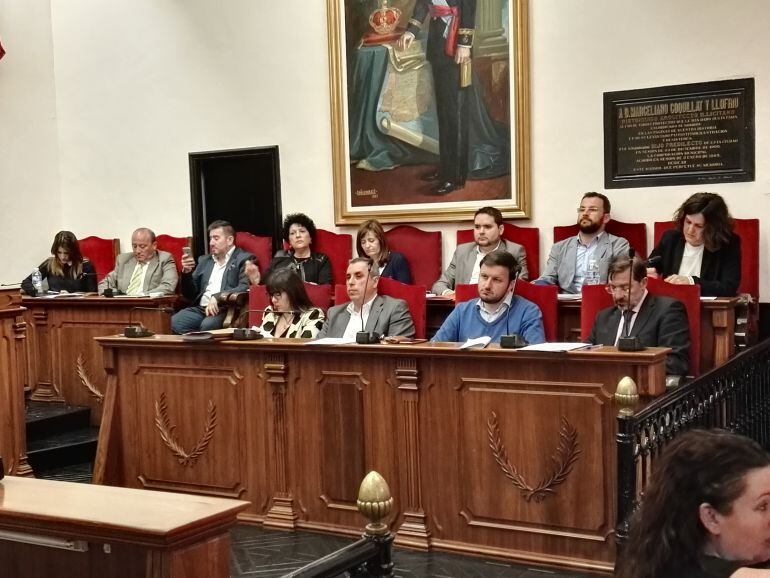 Concejales del PP y Ciudadanos en el pleno