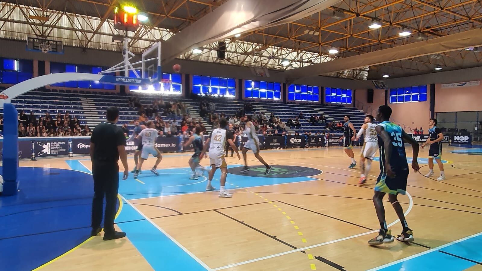 Un momento del partido