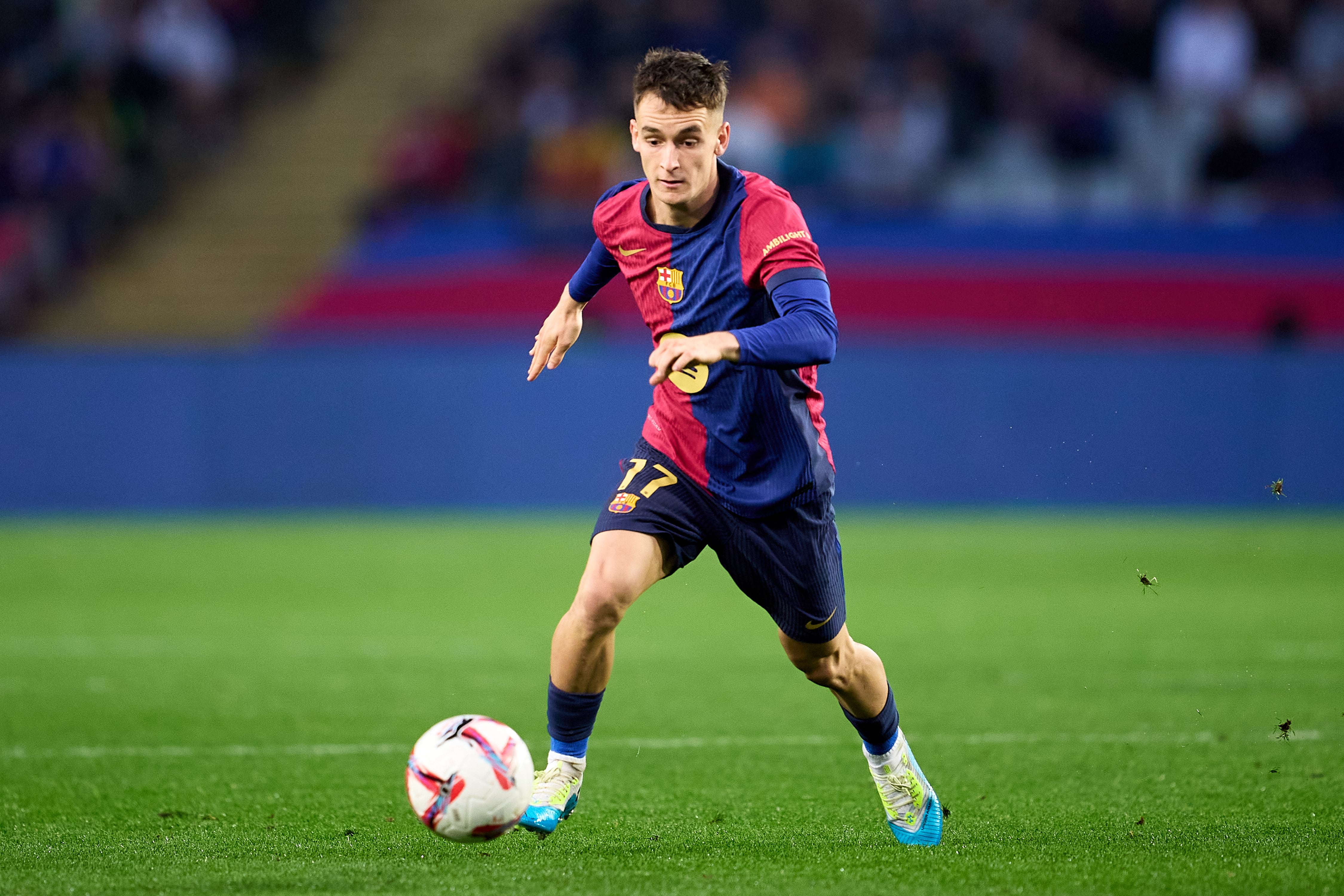 Marc Casado durante el derbi catalán frente al Espanyol