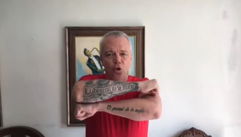 Jhon Jairo Velásquez, alias Popeye, asesino de Pablo Escobar, felicita a los Ultra Murcias