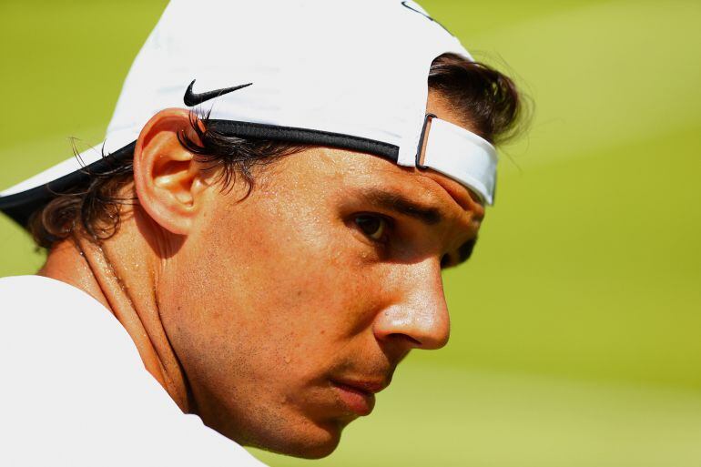 El tenista Rafa Nadal prepara Wimbledon