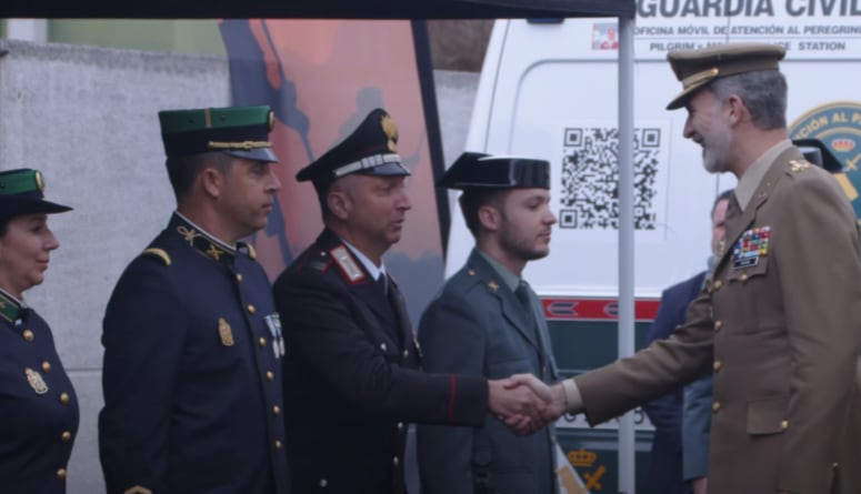 Felipe VI en su última visita a Sarria