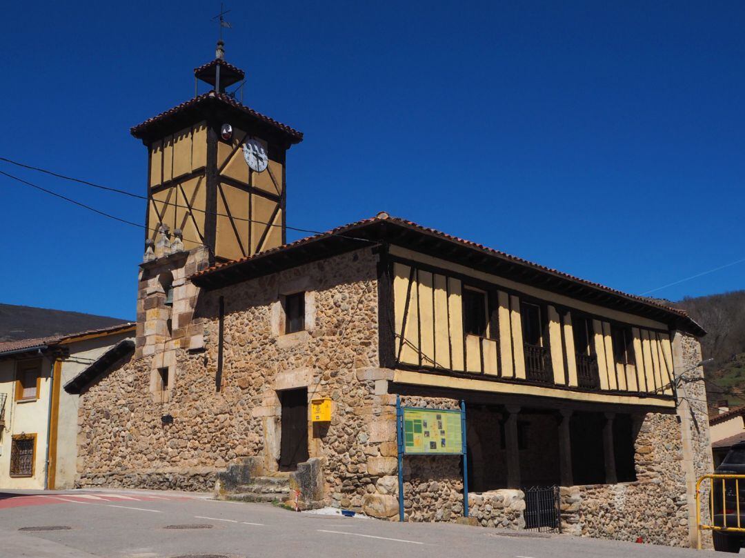 Exterior de la corrala barroca del siglo XVIII