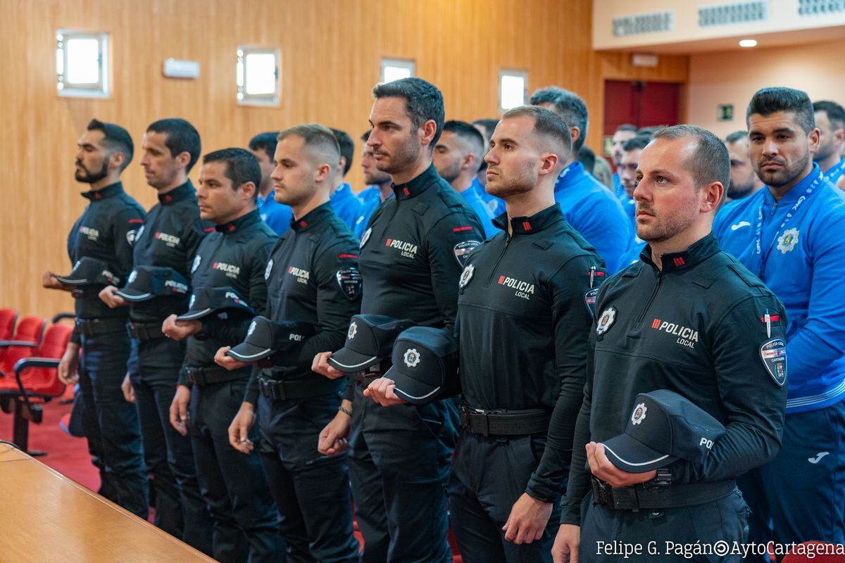 Toma de posesión nuevos Policías Locales en Cartagena