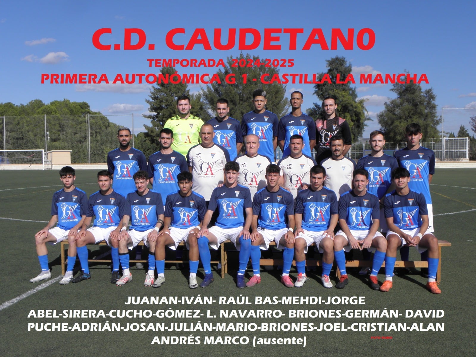 Jugadores del Caudetano