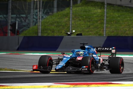 Fernando Alonso en el Gran Premio de Styria de Fórmula 1