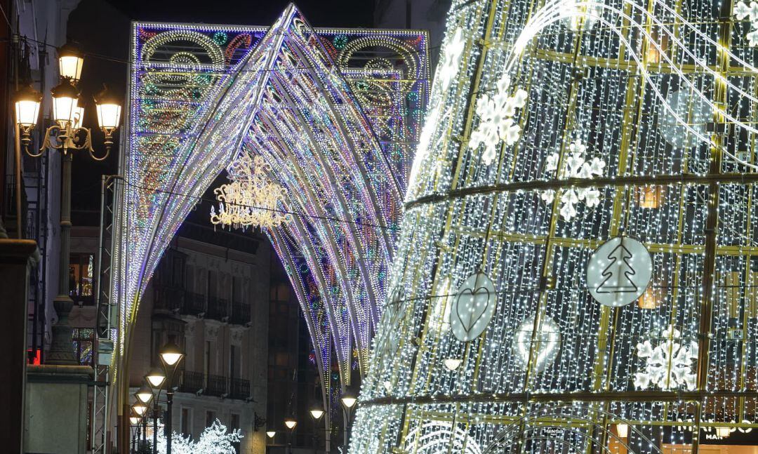 Encendido de las luces navideñas en Valladolid