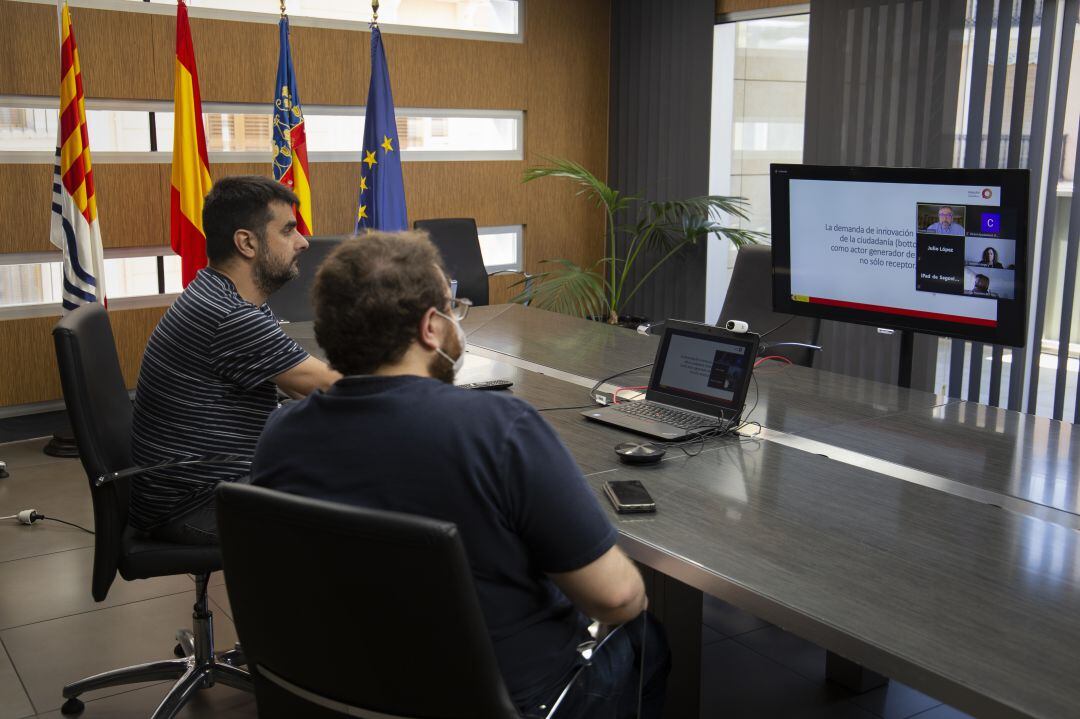 El concejal de Juventud, Innovación y Bibliotecas, Vicent Bou