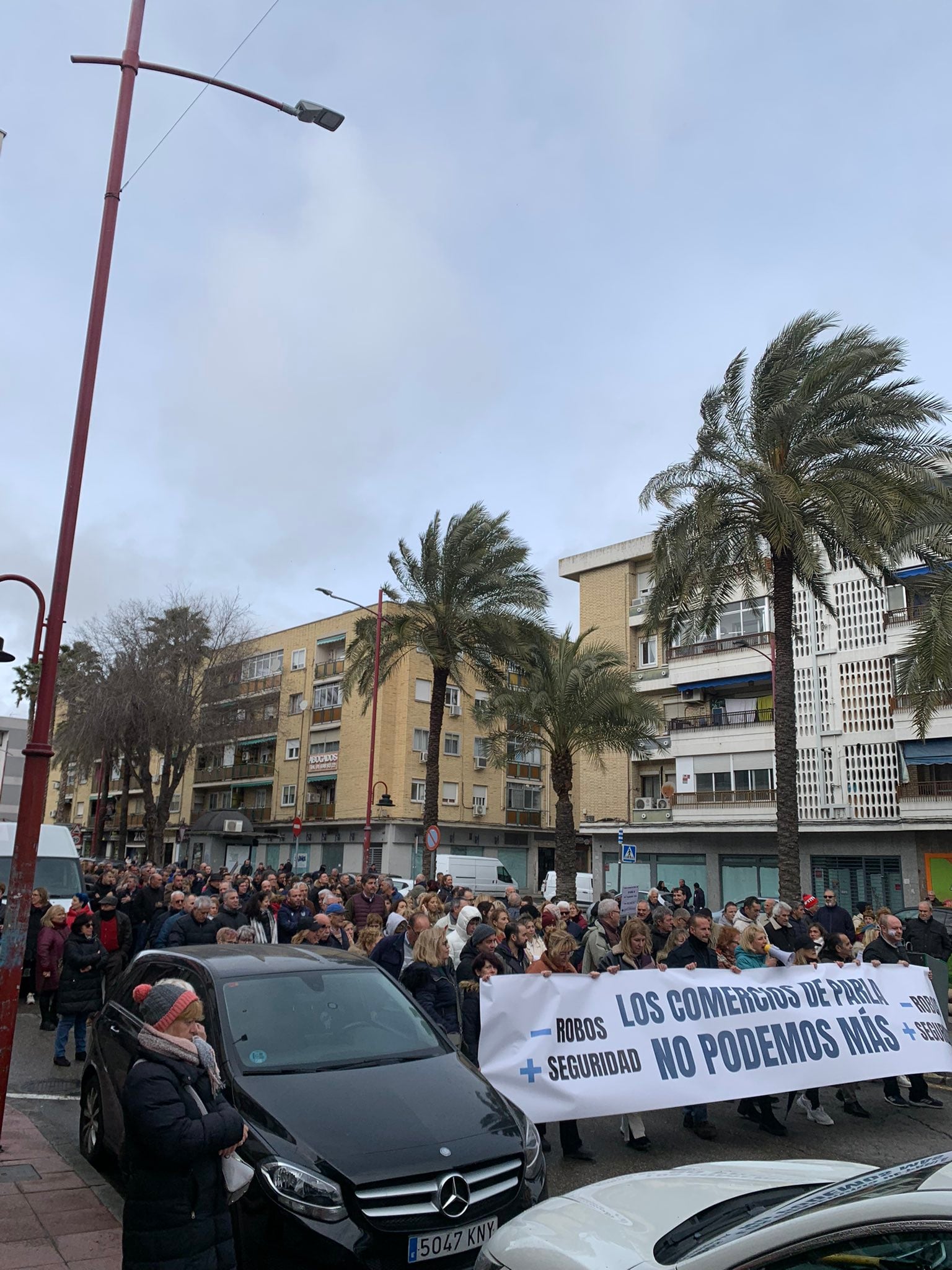 Los manifestantes han recorrido las calles de Parla