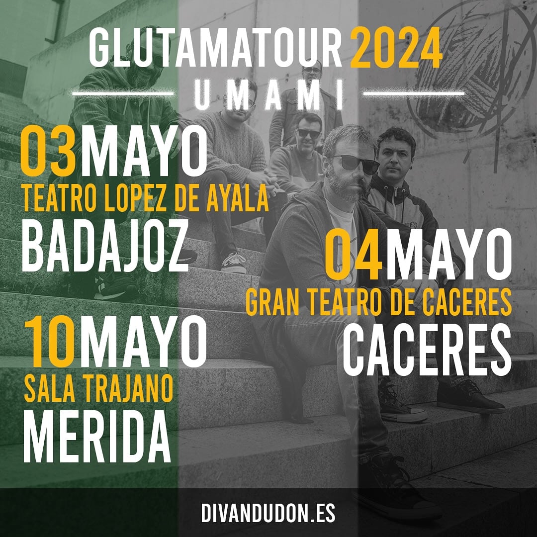 Glutamatour 2024 visitará los teatros y salas que son referentes en Extremadura