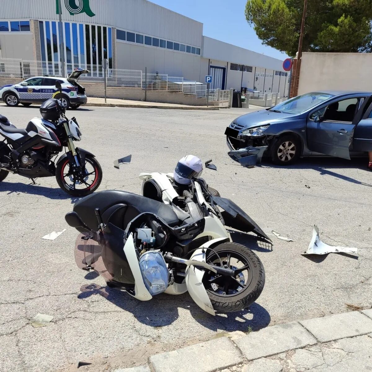 Accidente de moto