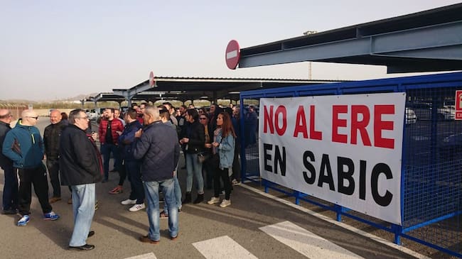 Trabajadores de Sabic en Cartagena