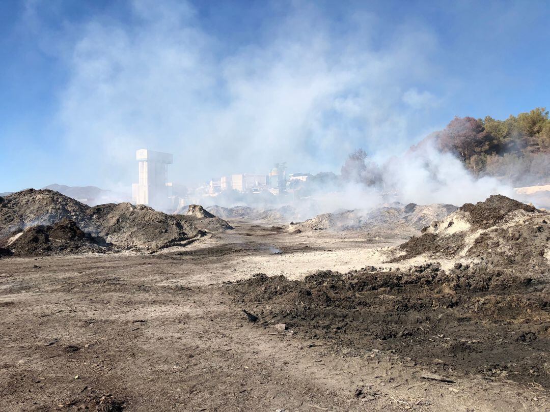 Incendio en el Ecoparque de Benissa.