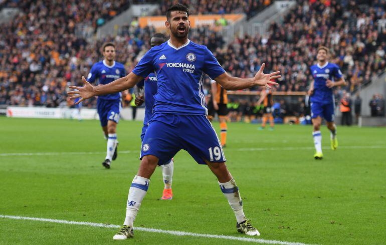 El jugador del Chelsea Diego Costa.