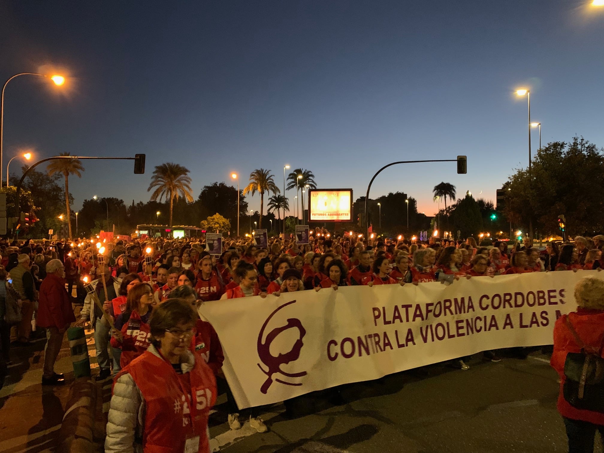 Manifestación contra la violencia machista en Córdoba