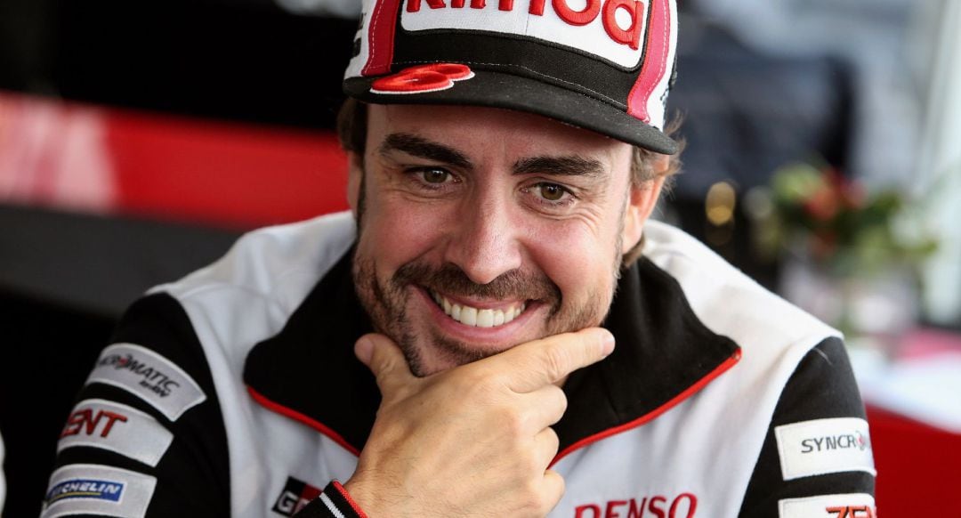 Fernando Alonso, en Le Mans.