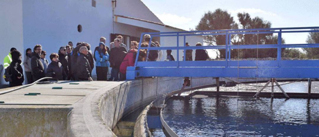 La depuradora de Sant Lluís servirá el agua para insuflar en los acuíferos.