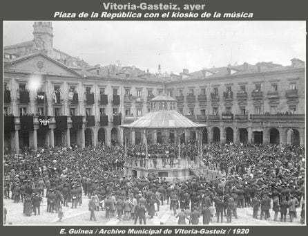 El kiosko de la Plaza de la República