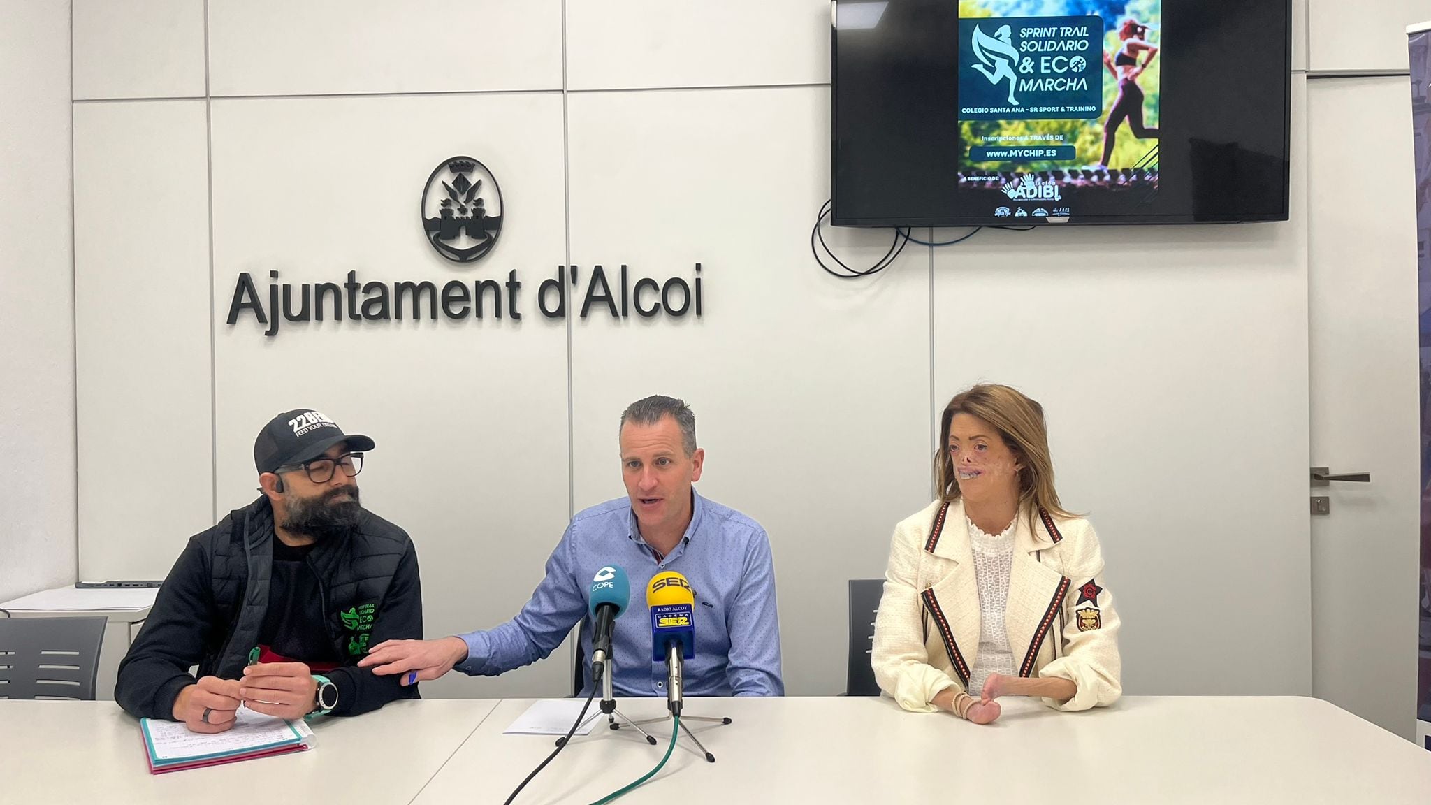 Presentación de la quinta edición de la Eco Marcha del Colegio Santa Ana de Alcoy