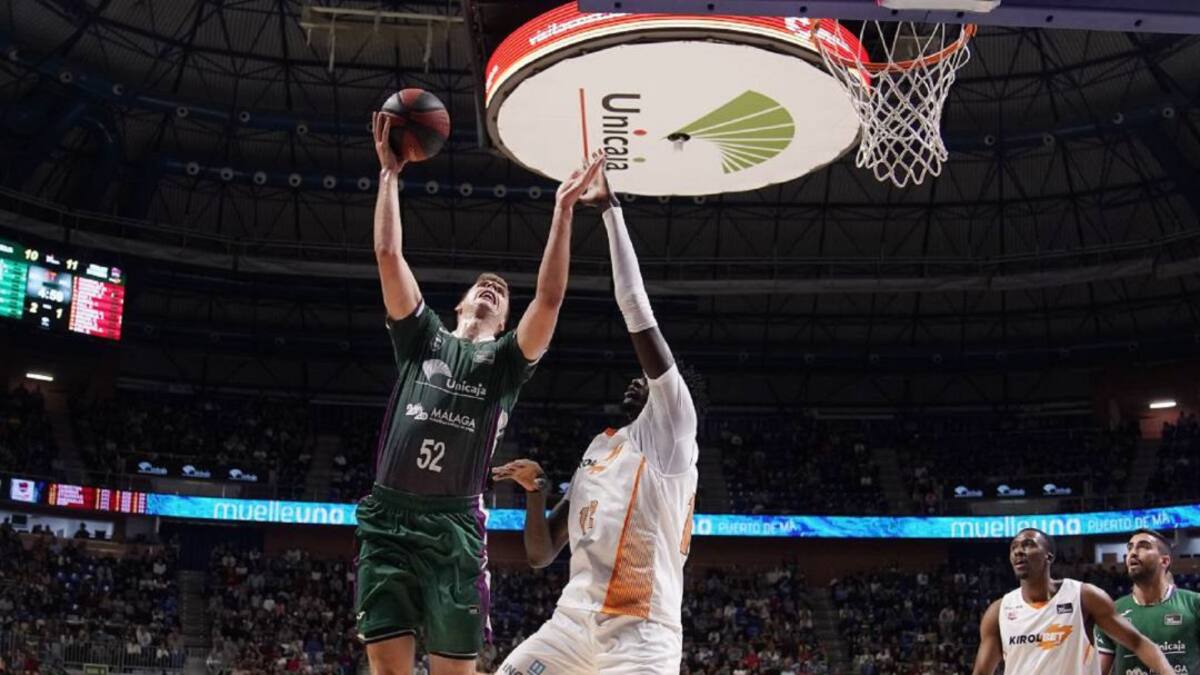 Incapaces de remontar en el Carpena ante Unicaja (82-72)