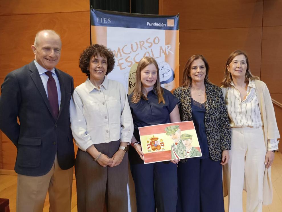Final del concurso escolar '¿Qué es un rey para ti?'./Gobierno de Aragón
