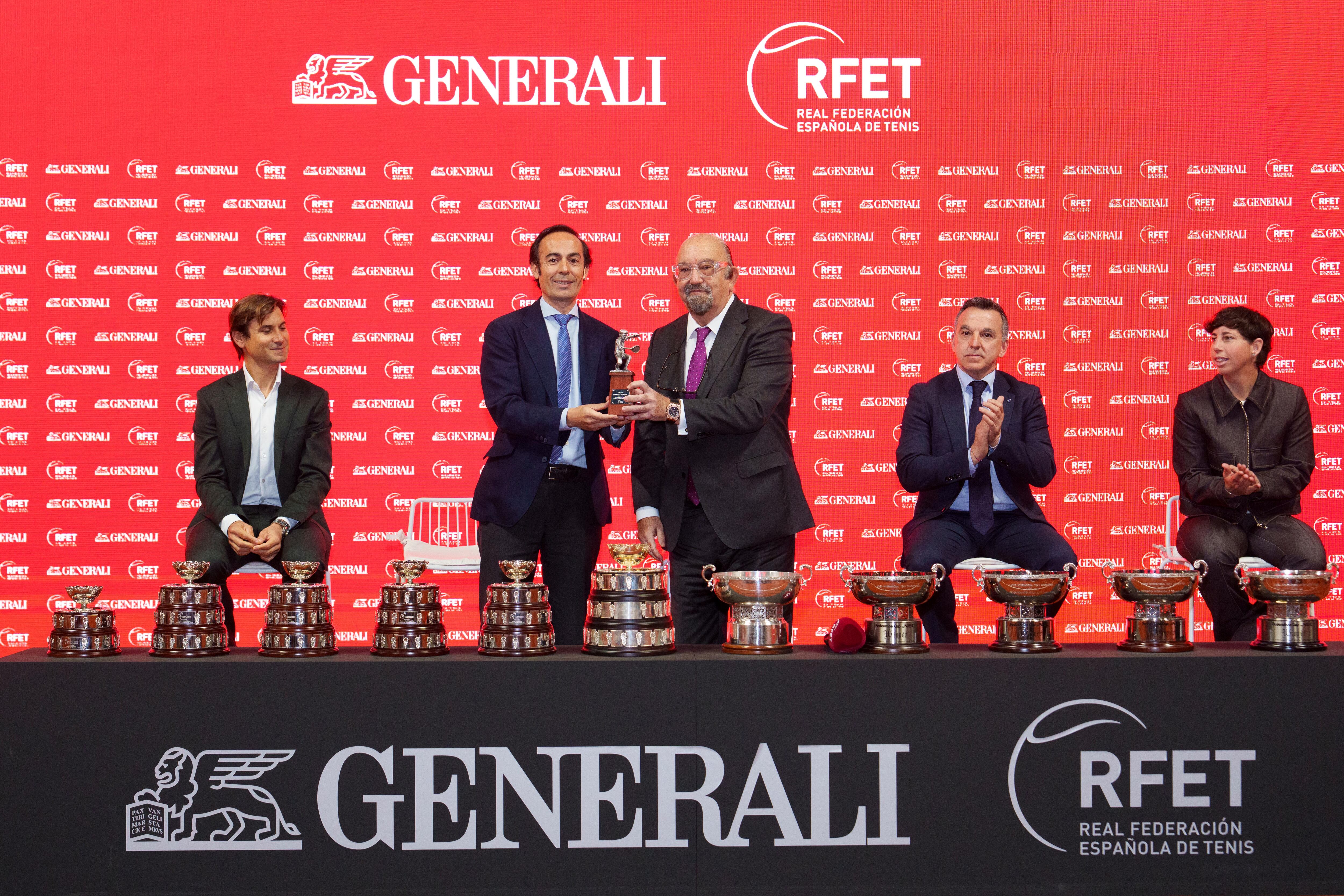 La RFET se asocia con Generali para impulsar el tenis español del futuro