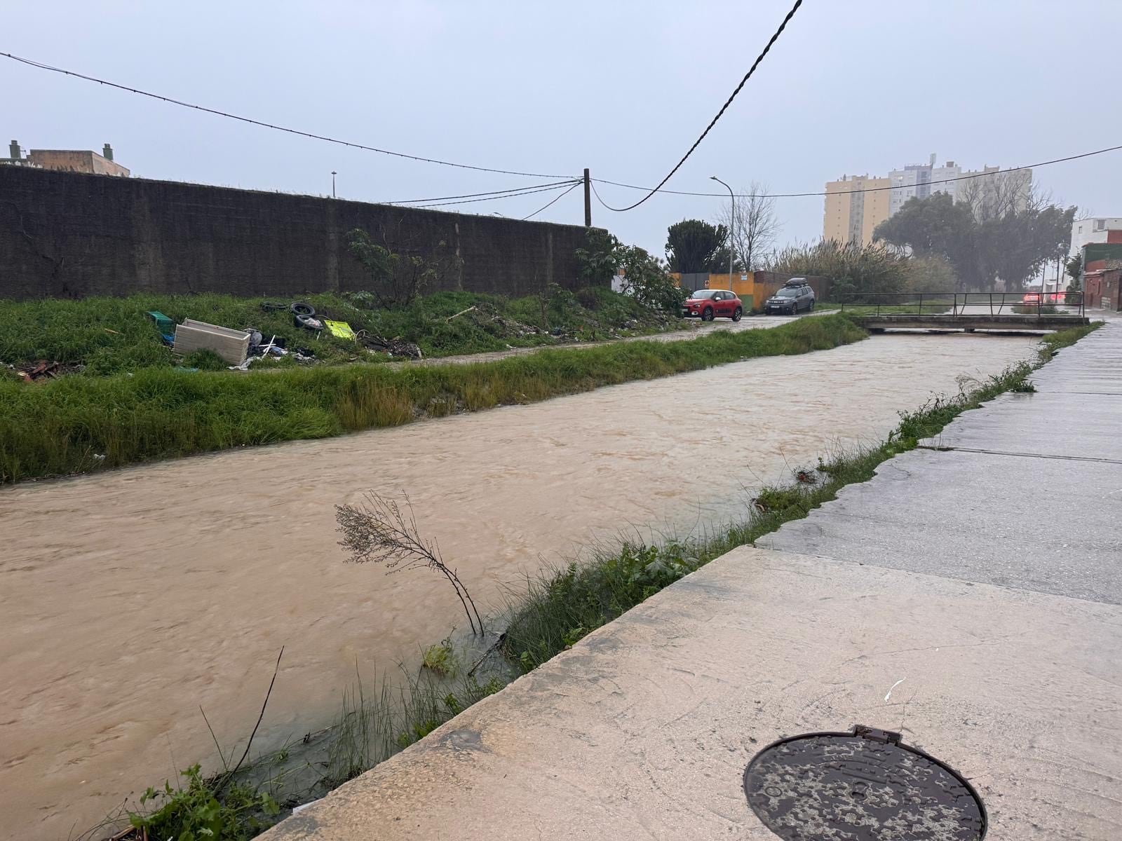 Inundaciones de este domingo en San Roque