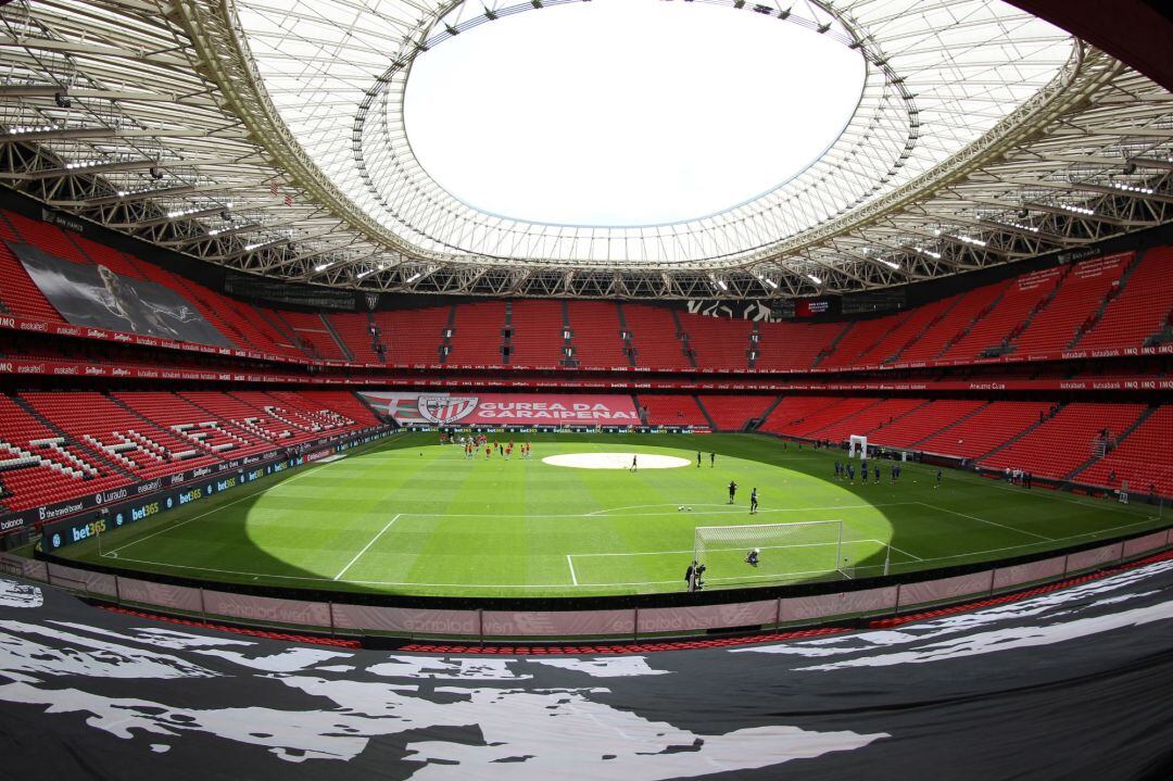 BILBAO.- El Nuevo San Mamés, un estadio nada propicio para el Betis. EFE Luis Tejido