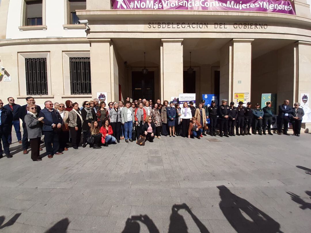 Participantes en los actos por el 8M