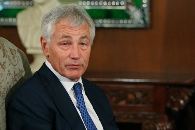 El secretario de Defensa estadounidense, Chuck Hagel