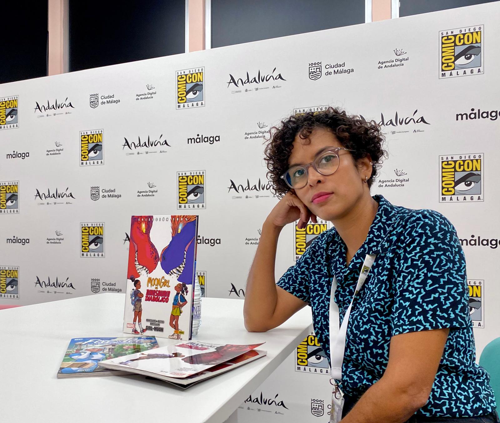 Natacha Bustos enseña a dibujar un cómic de Marvel en la San Diego Comic-Con Málaga