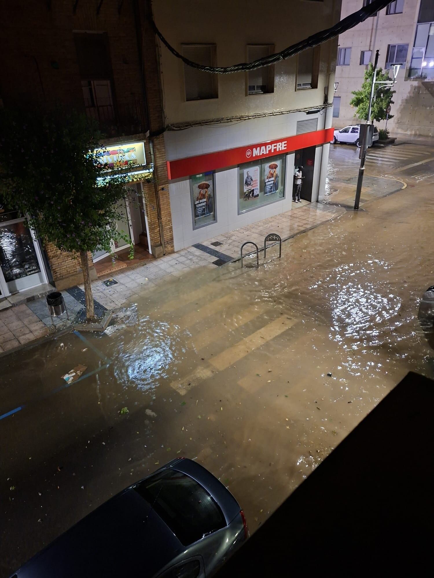 Tormenta en Binéfar