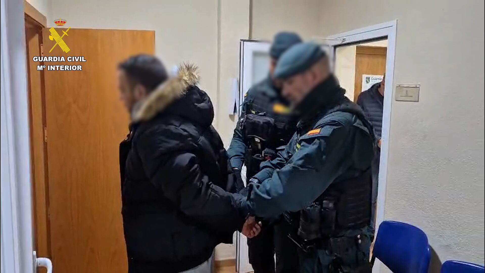 CEBOLLA (TOLEDO), 26/12/2025.- La Guardia Civil, en el marco de la operación Torpedo-To, ha detenido al presunto autor del homicidio de una persona en la localidad de Cebolla (Toledo). EFE