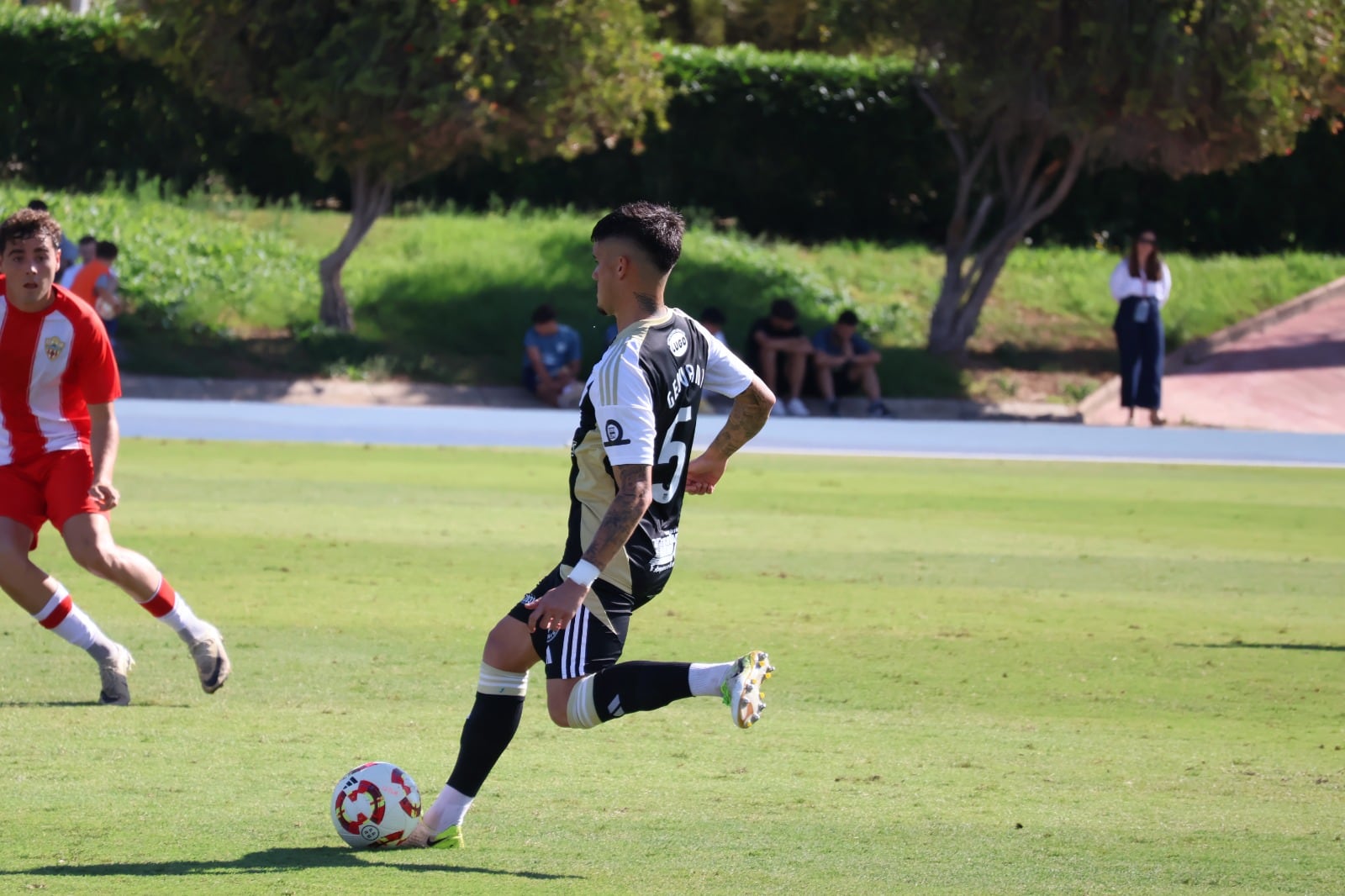 Partido del Xerez CD ante el Almería B