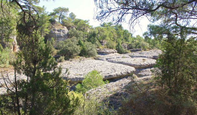 Este paraje se esconde entre los pinos de la Serranía de Cuenca.