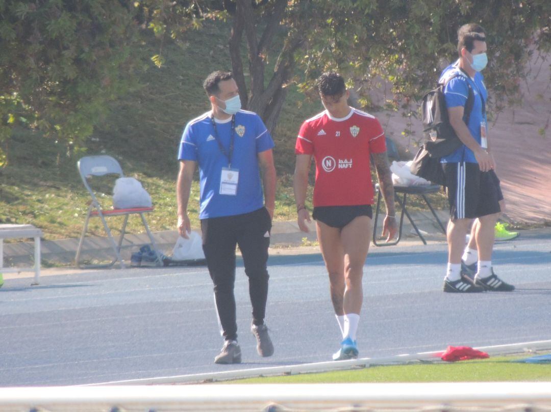 Darwin con el doctor este miércoles.