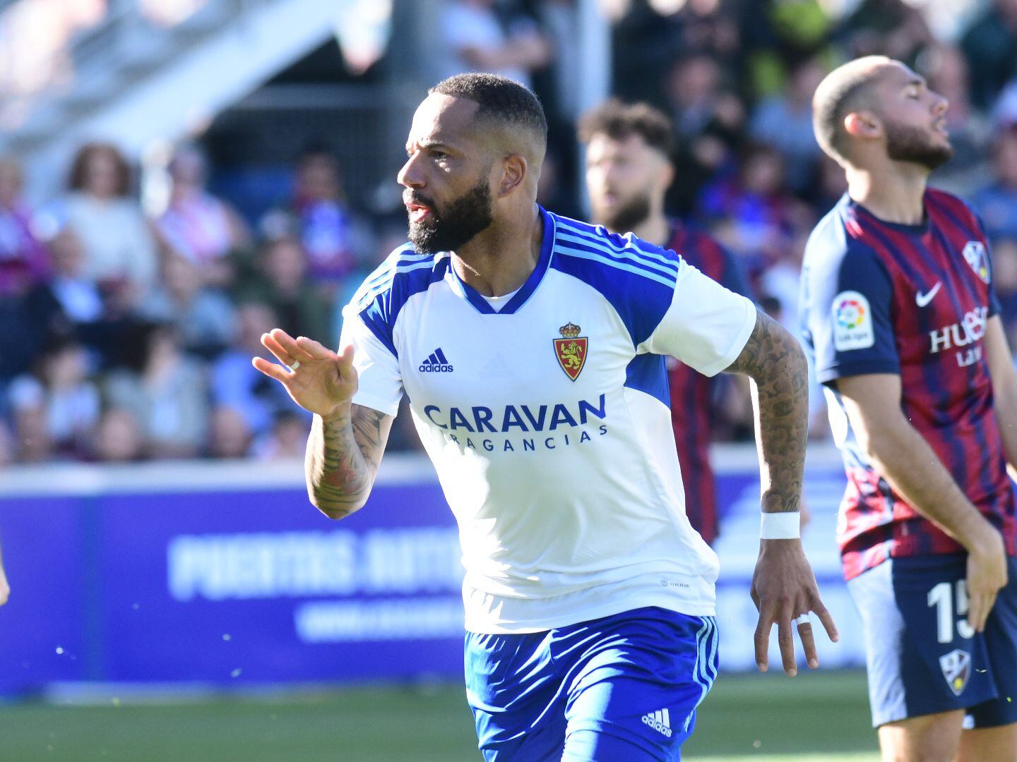 Bebé marcó el gol del Real Zaragoza en El Alcoraz